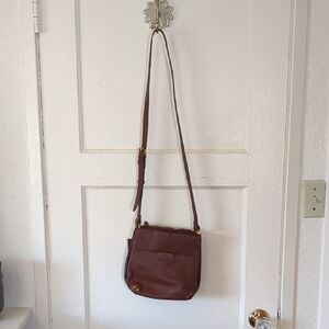 American Leather Co. Brown Leather Crossbody Bag
